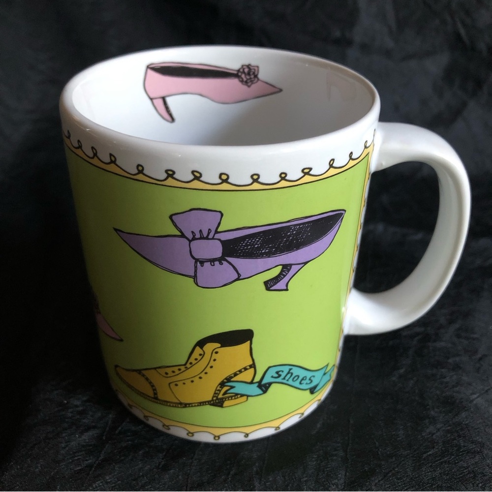 Favorites by Ursula Dodge - Shoe Mug with Peekaboo Interior Illustration